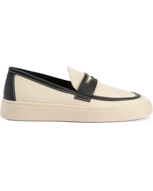 Giuseppe Zanotti Mocassini Penny Con Suola - Neutro