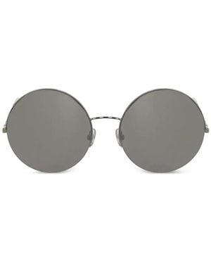 Victoria Beckham Round-Frame Sunglasses - Grey