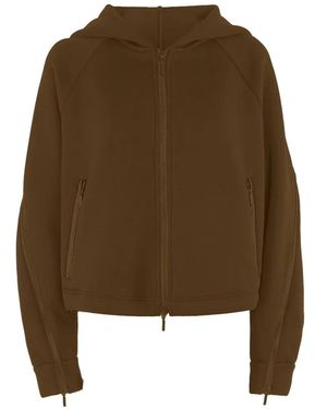 Wolford Urban Touch Zip-Up Hoodie - Brown