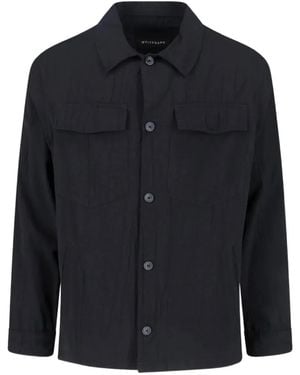 White Sand Button Shirt - Blue
