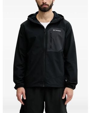 Columbia Veste Technique Tall Heights Iii À Capuche Et Logo Imprimé - Black