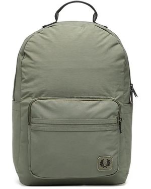 Fred Perry Mochila Con Parche Del Logo - Verde
