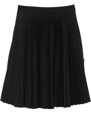 JULIE KEGELS Shirley Pleated-Design Midi Skirt - Black