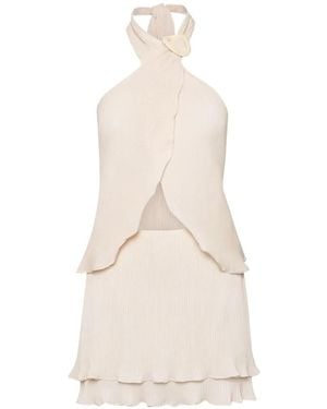 Baobab Lira Pleated Asymmetrical Blouse - White