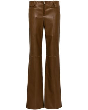 AYA MUSE Cida Broek Van Imitatieleer - Bruin
