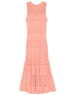 Ulla Johnson Lakshmi Sleeveless Midi Dress - Pink