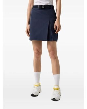 Bogner Milia Pleated Mini Shorts - Blue