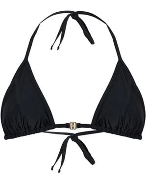 By Malene Birger Astrida Logo Bikini Top - Black