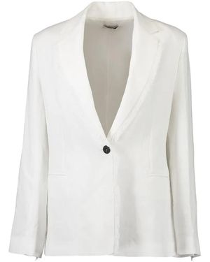 Antonelli Finnegan Frayed-Trim Blazer - White