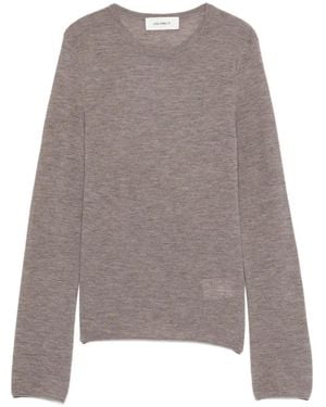 Lisa Yang Georgie Long-Sleeve Top - Brown