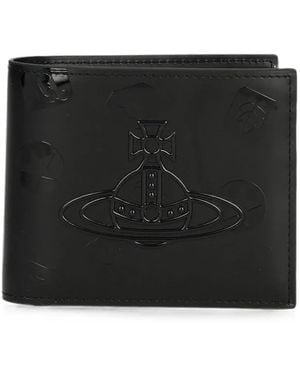 Vivienne Westwood Portemonnaie Mit Klappe - Schwarz