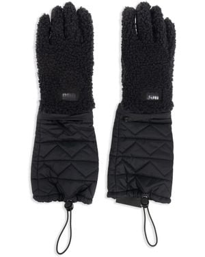 UGG Handschoenen Met Imitatiebont - Zwart