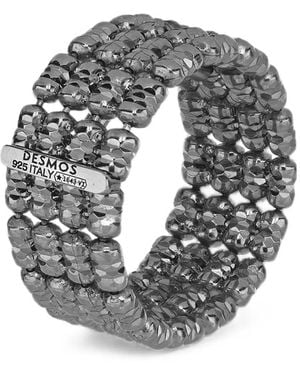 Desmo Facettierter Infinity Ring - Grau
