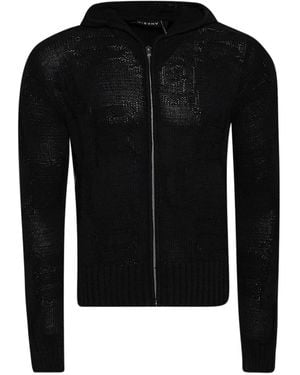MISBHV Hoodie mit Reißverschluss - Schwarz