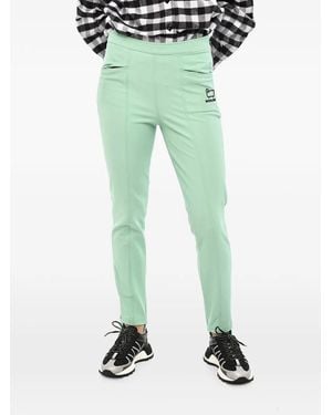 Woolrich Logo-Embroidered Trousers - Green