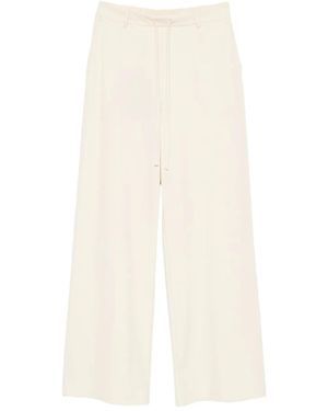 Max Mara Drawstring Trousers - White