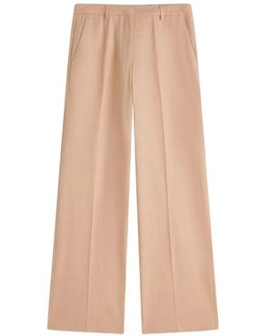 Scotch & Soda Pressed-Crease Wide-Leg Trousers - White