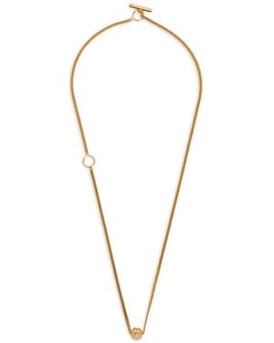 Jil Sander Collar Con Colgante De Esfera - Blanco