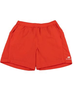 New Balance Hardloopshorts - Rood