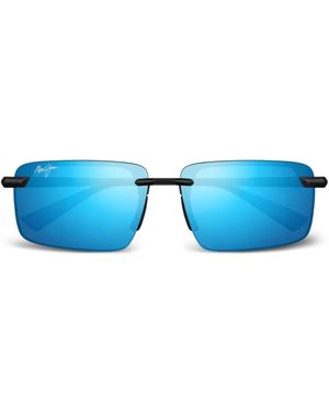 Maui Jim Laulima Square Sunglasses - Blue