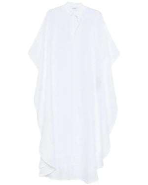 120% Lino V-Neck Top - White