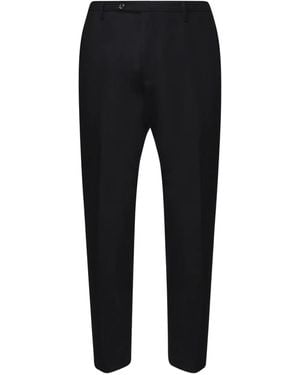 Michael Coal Zip-Fly Cotton Pants - Black