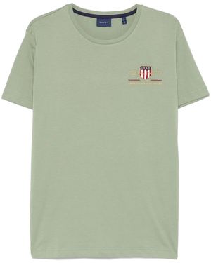 GANT エンブロイダリー Tシャツ - グリーン