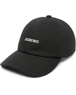 Jacquemus Gadjo Logo Cap - Black