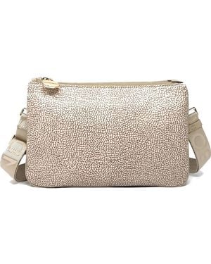 Borbonese Small Op Cross Body Bag - Natural