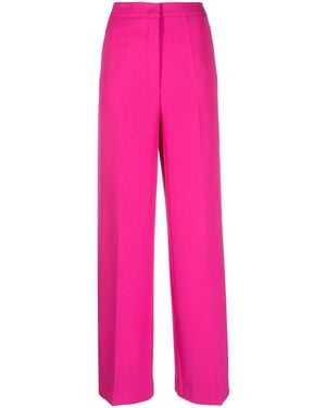 Blanca Vita Overlapping-Panel Palazzo Trousers - Pink