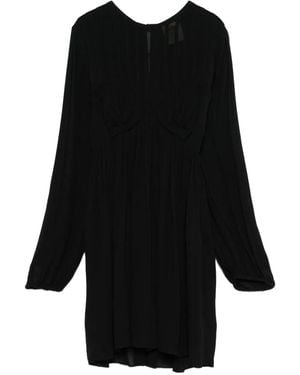 FARM Rio Pleated Midi Dress - Black