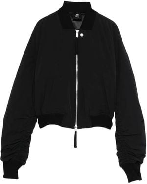 Thom Krom Langärmelige Bomberjacke - Schwarz