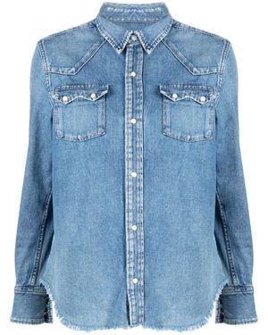 RE/DONE Cotton Denim Jacket - Blue