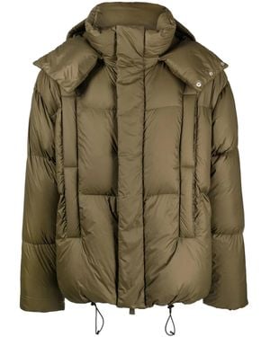 Bacon Andreew Gefütterte Jacke Mit Abnehmbarer Kapuze - Grün