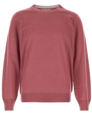 Brunello Cucinelli Fine-Knit Jumper - Red