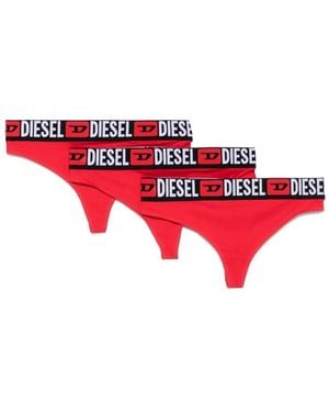 DIESEL Set Di 3 Perizoma Ufst-Stars - Rosso