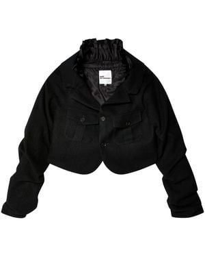 Noir Kei Ninomiya Cropped Jacket - Black