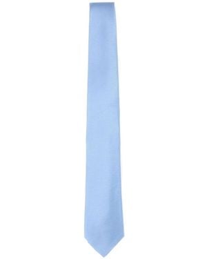 Kiton Corbata de seda - Azul