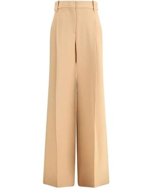 Ermanno Scervino Wide-Leg Trousers - Natural