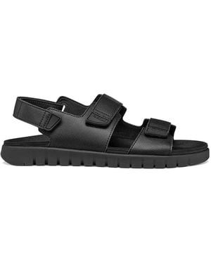Geox U Flextride S Touch-Strap Sandals - White
