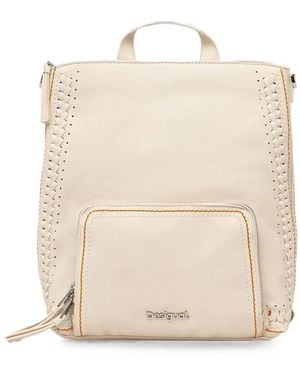 Desigual Braided-Panel Backpack - Natural