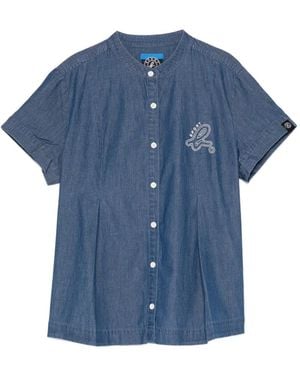 SPORT b. by agnès b. Chemise À Logo Brodé - Blue