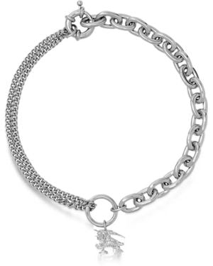 Burberry Knight Dual-Chain Bracelet - Metallic