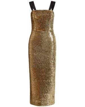 Rebecca Vallance Cambridge Midi Dress - Metallic