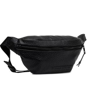 ARMANI EXCHANGE Textured Belt Bag - Black