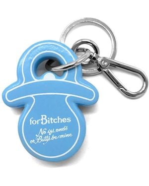 forBitches Suck Me キーホルダー - ブルー