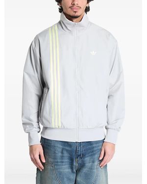 adidas Logo-Embroidered Jacket - White