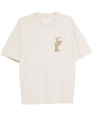 Melt Graphic-Print T-Shirt - White