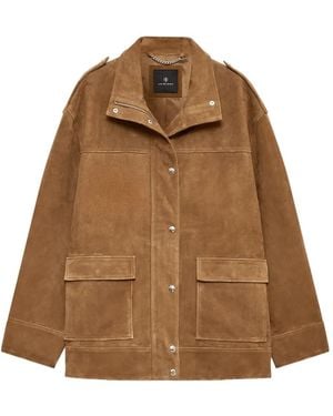 Anine Bing "Roux" Military Jacket - Brown