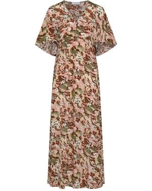 MARINELLA PICCINNO Lucia Silk Dress - Natural